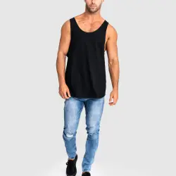 CLASSIC BLACK SINGLET