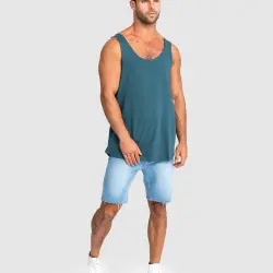 CLASSIC DARK GREEN SINGLET
