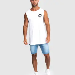 FADED WHITE TANK
