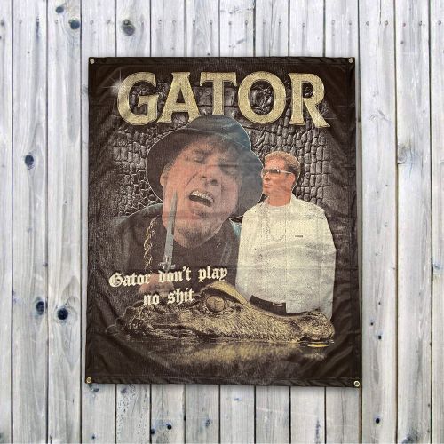 GATOR DON'T PLAY WALL HANGING