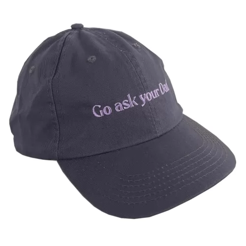 GO ASK YOUR DAD CHARCOAL DAD HAT