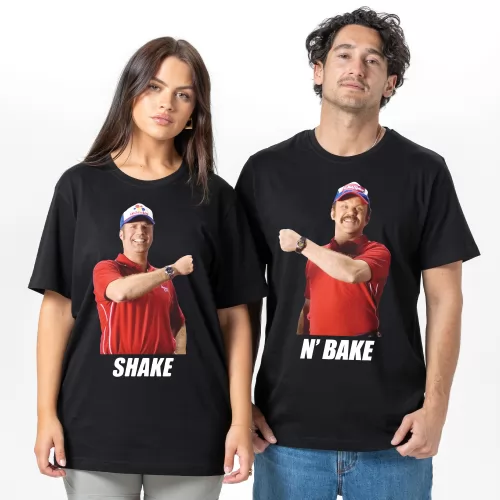 SHAKE N BAKE BLACK T-SHIRT COMBO