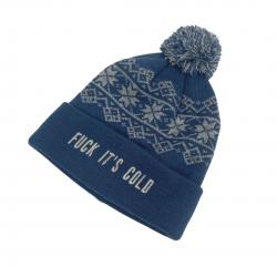 ITS COLD NAVY BEANIE