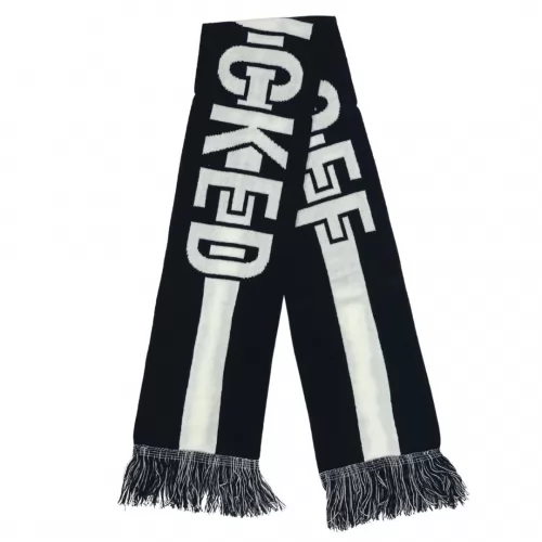 F OFF / GET F'D BLACK AND WHITE SCARF