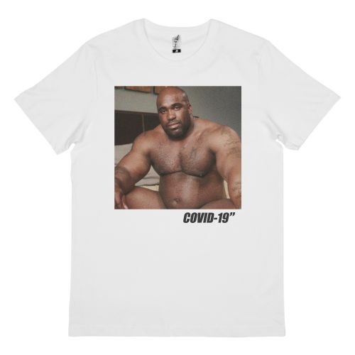 COVID 19 INCHES WHITE TEE