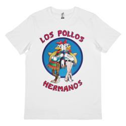 LOS POLLOS WHITE TEE LOS POLLOS WHITE TEE