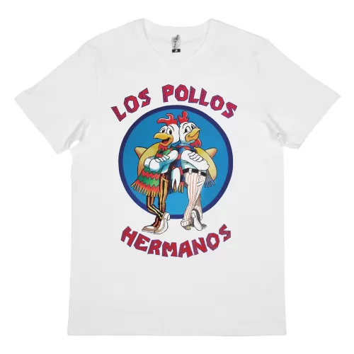 LOS POLLOS WHITE TEE