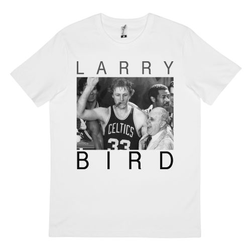 LARRY BIRD WHITE TEE