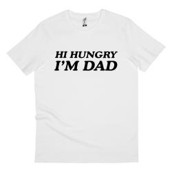 HI HUNGRY WHITE TEE HI HUNGRY WHITE TEE