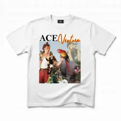 ACE VENTURA WHITE TEE
