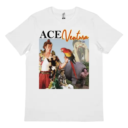 ACE VENTURA WHITE TEE