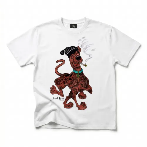 STONED SCOOBY WHITE TEE