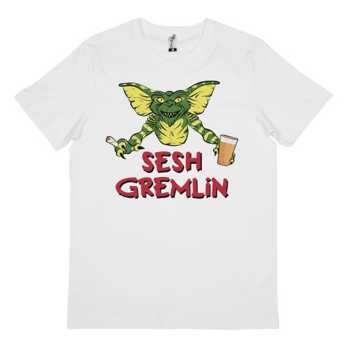 SESH GREMLIN WHITE TEE