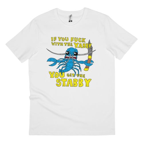 YABBY STABBY WHITE TEE