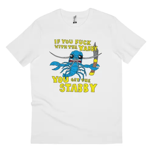 YABBY STABBY WHITE TEE