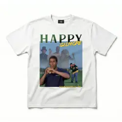 HAPPY GILMORE WHITE TEE
