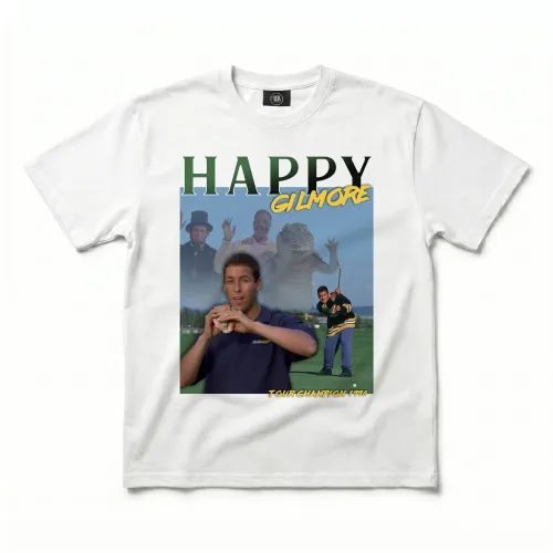 HAPPY GILMORE WHITE TEE