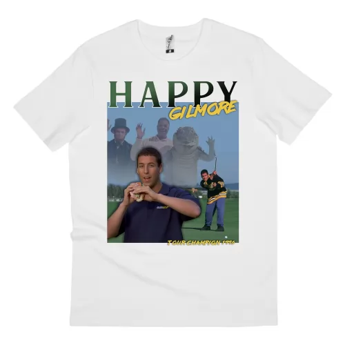 HAPPY GILMORE WHITE TEE