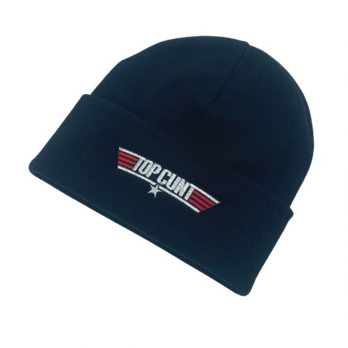 TOPCUNT BLACK BEANIE