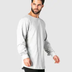 CLASSIC GREY LONGSLEEVE TEE