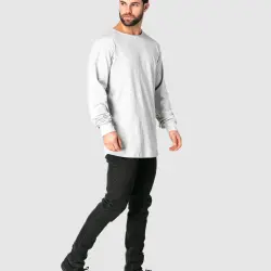 CLASSIC GREY LONGSLEEVE TEE