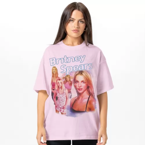 PINK BRITNEY UNISEX VINTAGE T-SHIRT