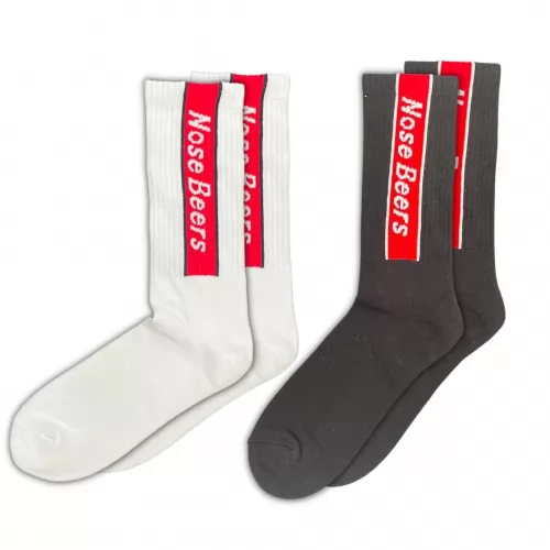 2 PACK OF NOSE BEERS SOCKS