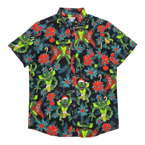 SESH GREMLIN LINEN BUTTON UP SHIRT