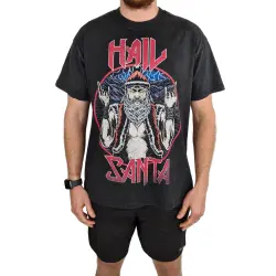 VINTAGE HAIL SANTA T-SHIRT