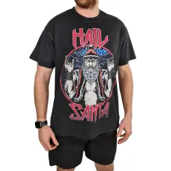 VINTAGE HAIL SANTA T-SHIRT