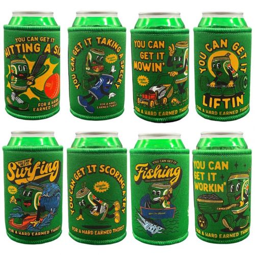 MASCOT 8-PACK STUBBY HOLDER COMBO