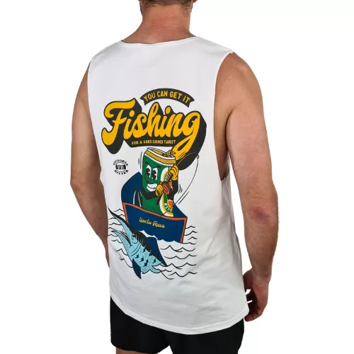 GET IT FISHING FRONT AND BACK TANK