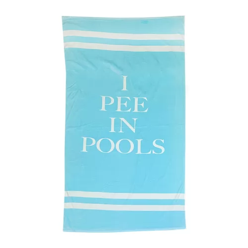 NQR PEE IN POOLS BEACH TOWEL