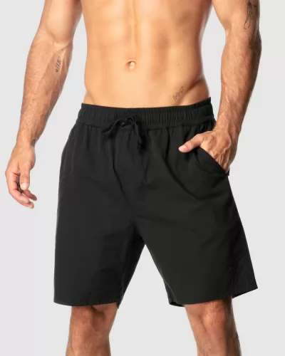 PACIFIC BLACK WALK SHORTS