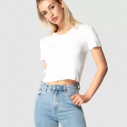 PREMIUM WHITE KNIT TEE