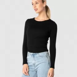 CLASSIC BLACK LONGSLEEVE TEE
