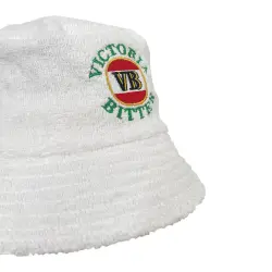 VICTORIA BITTER WHITE TERRY TOWEL BUCKET HAT