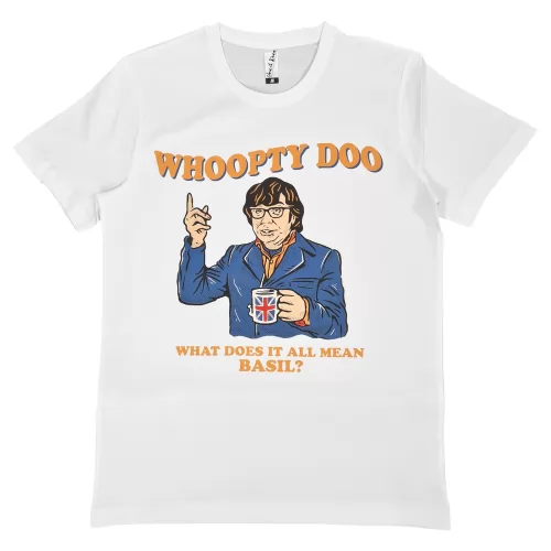 WHOOPTY DOO BASIL WHITE TEE