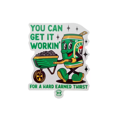 GET IT WORKIN DIE CUT STICKER