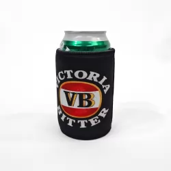 BLACK VINTAGE VB LOGO STUBBY HOLDER