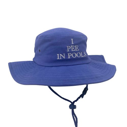 I PEE IN POOLS WIDE BRIM HAT