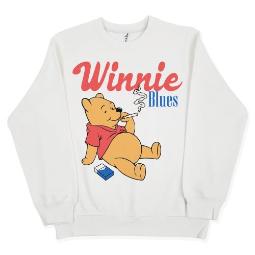 WINNIE BLUES WHITE CREW