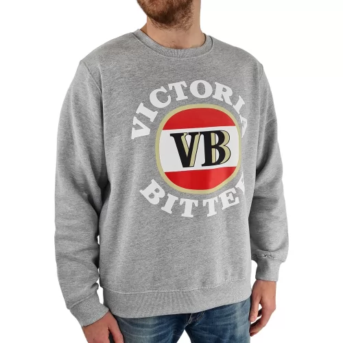 RETRO MARBLE GREY VB EMBLEM CREW