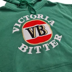 GREEN VINTAGE WASHED VB HOODIE