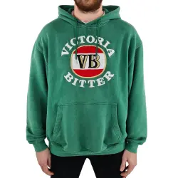 GREEN VINTAGE WASHED VB HOODIE