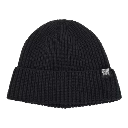 UNCLE RECO BLACK STAPLE BEANIE