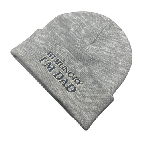 HI HUNGRY GREY BEANIE