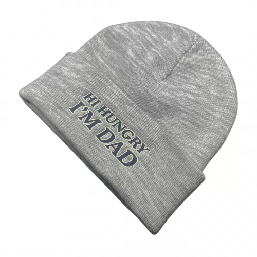 HI HUNGRY GREY BEANIE