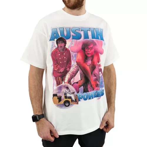 OFF WHITE AUSTIN POWERS VINTAGE T-SHIRT