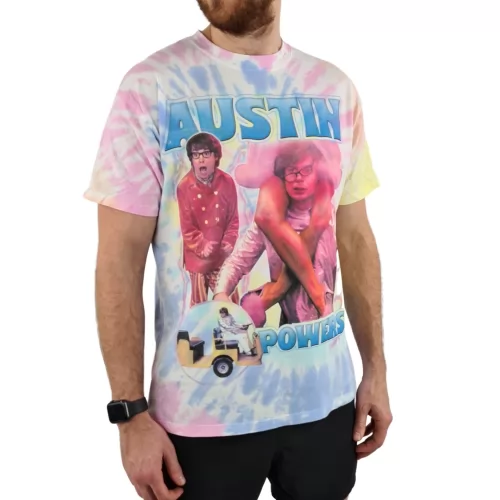 VINTAGE AUSTIN POWERS TIE DYE T-SHIRT